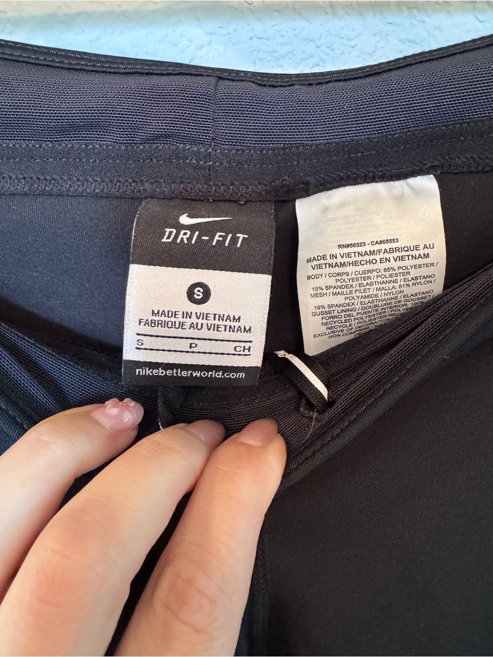 Nike Black Dri-FIT Capri Leggings | Size Small | Running & Training - Picture 6 of 11